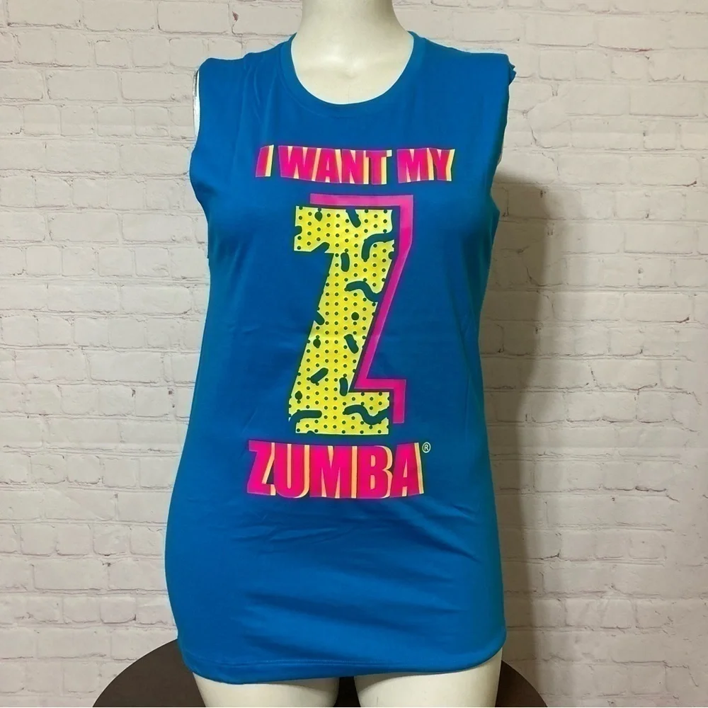 12 PCs of ZUMBA TANKs XS/S nwot I want my Z - Zumba 12pack 4 each color - Picture 3 of 6